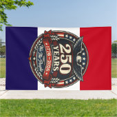 Patriotic 250th Anniversary Emblem  Banner (Außenbereich)