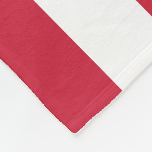 Patriotic 4 Foto Collage American Flag Monogramm Fleecedecke (Ecke)