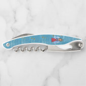 Patriotic 4. Juli Angel American Flag Gold Stars Kellnermesser (Rückseite)