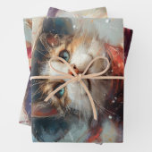 Patriotic 4. Juli Cats Decoupage Geschenkpapier Set (Beispiel)