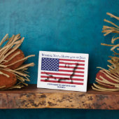 PATRIOTIC 4. JULI Custom Christlich Fotoplatte (Seite)