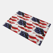 Patriotic 4. Juli Doormat Fußmatte (Schrägansicht)