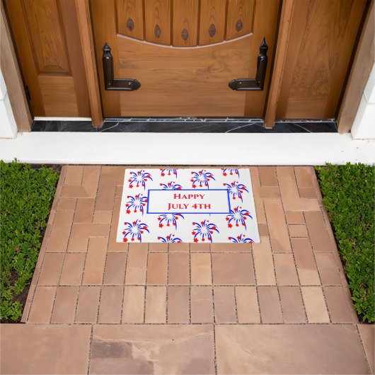 Patriotic 4. Juli Doormat Fußmatte (Außenbereich)