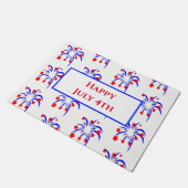 Patriotic 4. Juli Doormat Fußmatte (Schrägansicht)