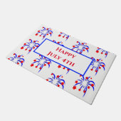 Patriotic 4. Juli Doormat Fußmatte (Schrägansicht)