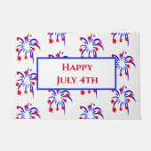 Patriotic 4. Juli Doormat Fußmatte (Vorderseite)
