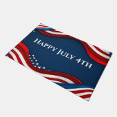 Patriotic 4. Juli Doormat Fußmatte (Schrägansicht)