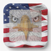 Patriotic 4. Juli GRILLEN Paper Teller (Vorderseite)