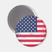 Patriotic 4. Juli Magnet (Vorderseite/Rückseite)