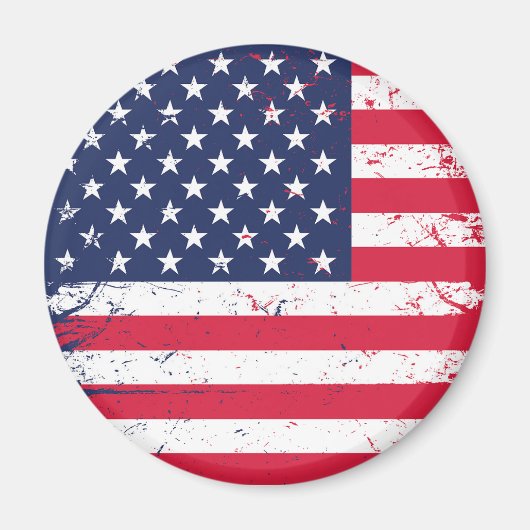 Patriotic 4. Juli Magnet (Vorne)