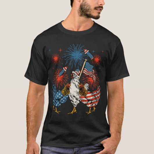 Patriotic 4. Juli Männer T-Shirt (Vorderseite)