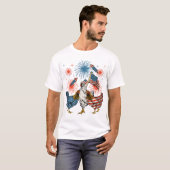 Patriotic 4. Juli Männer T-Shirt (Vorne ganz)