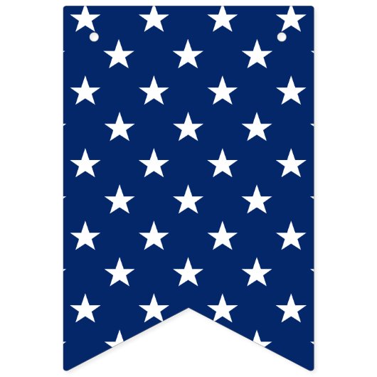 Patriotic 4. Juli Red White Blue Party Banner (Dritte Fahne)