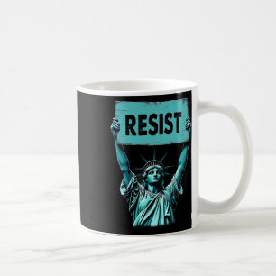 Patriotic 4. Juli Statue of Liberty Resist Tru Kaffeetasse