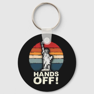 Patriotic 4. Juli Statue of Liberty Resist Tru Schlüsselanhänger