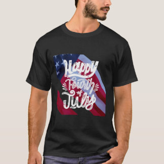 Patriotic 4. Juli T - Shirt Design - Feiern Sie!