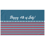 Patriotic 4. Juli Tablecloth Tischdecke (Vorderseite (Horizontal))