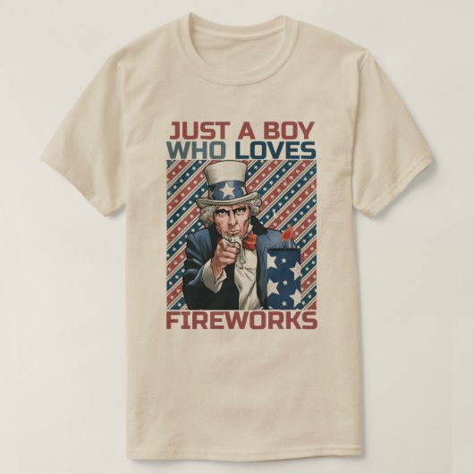 Patriotic 4. Juli Uncle Sam T-Shirt (Design vorne)