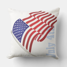 Patriotic, 4. Juli, USA Flag, Old Glory Kissen Für Draußen