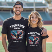 Patriotic 4. Juli Wiedersehen American Flag T-Shirt