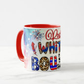 Patriotic 4th of July Mug USA Independence Day Tasse (Vorderseite Links)
