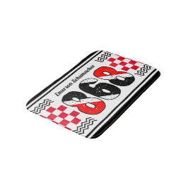 PATRIOTIC 868 Ihr Name | Kontrollierte Flagge auf  Badematte