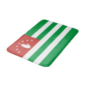 Patriotic Abchasia Flag Badematte (Schrägansicht)