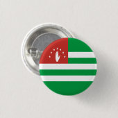 Patriotic Abchasia Flag Button (Vorne & Hinten)
