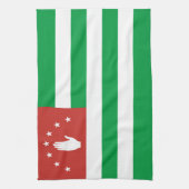 Patriotic Abchasia Flag Geschirrtuch (Vertikal)