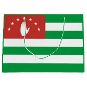 Patriotic Abchasia Flag Große Geschenktüte (Vorderseite)
