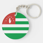 Patriotic Abchasia Flag Schlüsselanhänger (Rückseite)