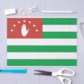 Patriotic Abchasia Flag Seidenpapier (Handwerk)