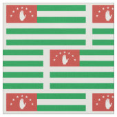 Patriotic Abchasia Flag Stoff (Nahaufnahme)