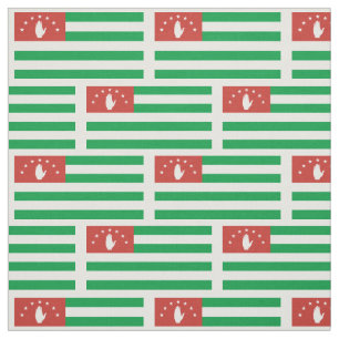 Patriotic Abchasia Flag Stoff