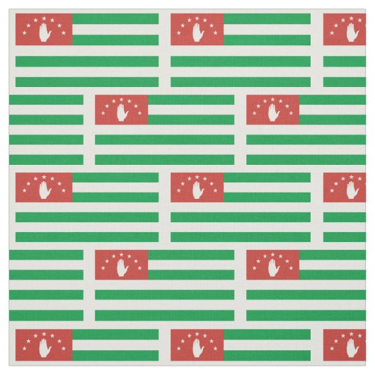 Patriotic Abchasia Flag Stoff (Muster)