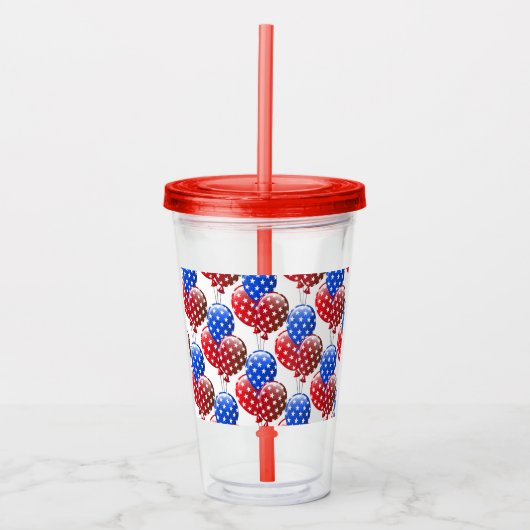 Patriotic Acrylic Tumbler Acryltrinkbecher (Vorderseite)