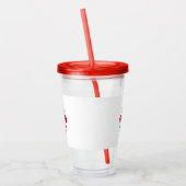 Patriotic Acrylic Tumbler mit der Fahne von Floren Acryltrinkbecher (Links)