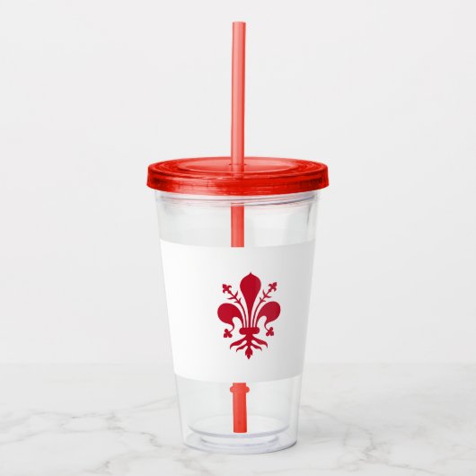 Patriotic Acrylic Tumbler mit der Fahne von Floren Acryltrinkbecher (Vorderseite)