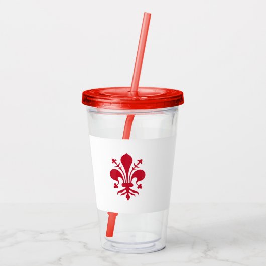 Patriotic Acrylic Tumbler mit der Fahne von Floren Acryltrinkbecher (Rückseite)