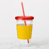 Patriotic Acrylic Tumbler mit der Flagge Belgiens Acryltrinkbecher (Links)
