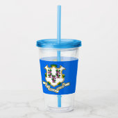 Patriotic Acrylic Tumbler mit der Flagge von Conne Acryltrinkbecher (Vorderseite)