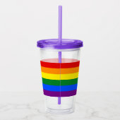 Patriotic Acrylic Tumbler mit Fahne von LGBT Acryltrinkbecher (Rechts)