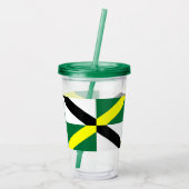 Patriotic Acrylic Tumbler mit Fahne von Monterey Acryltrinkbecher (Rückseite)