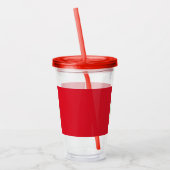 Patriotic Acrylic Tumbler mit Fahne von Peru Acryltrinkbecher (Links)