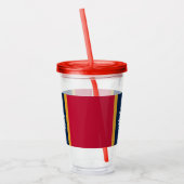 Patriotic Acrylic Tumbler with flag of Mississippi Acryltrinkbecher (Links)