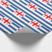 Patriotic Adjara Flag Geschenkpapier (Ecke)