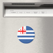 Patriotic Adjara Flag Magnet (In Situ (Geschirrspüler))