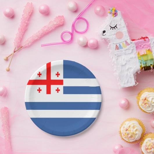 Patriotic Adjara Flag Pappteller (Party)