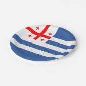 Patriotic Adjara Flag Pappteller (Schrägansicht)
