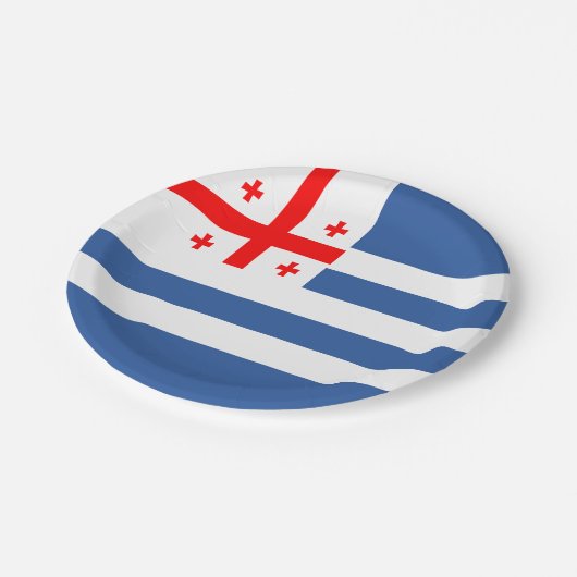 Patriotic Adjara Flag Pappteller (Schrägansicht)